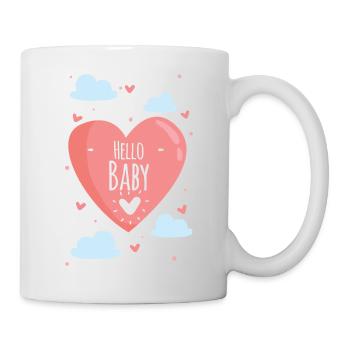 idée de cadeau naissance bébé enfant né naissance - Mug blanc - blanc - Droite