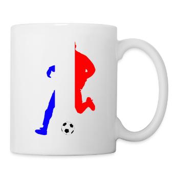 joueur de foot france - Mug - white - Right