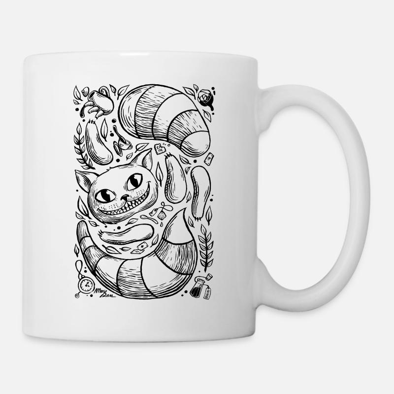 Cat - Composition - Mug - white