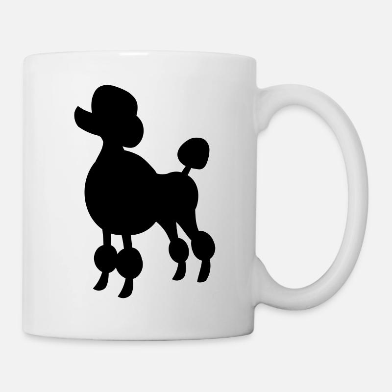 pudel - Tasse - Weiß