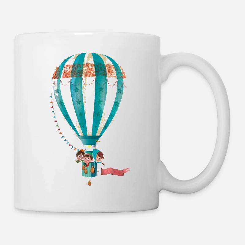 Collection mongolfière - Mug blanc - blanc