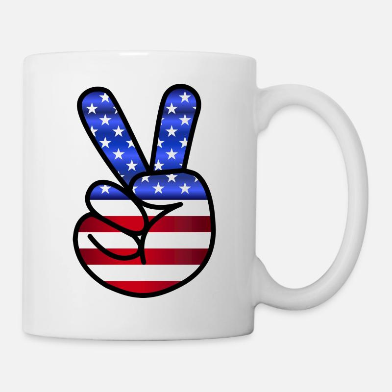 America - Tasse - Weiß