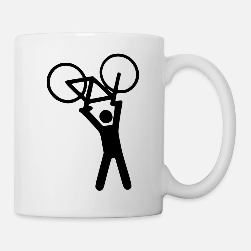 faire du vélo - Mug blanc - blanc