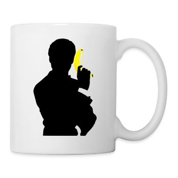 Agent BANANA - Mug blanc - blanc - Droite