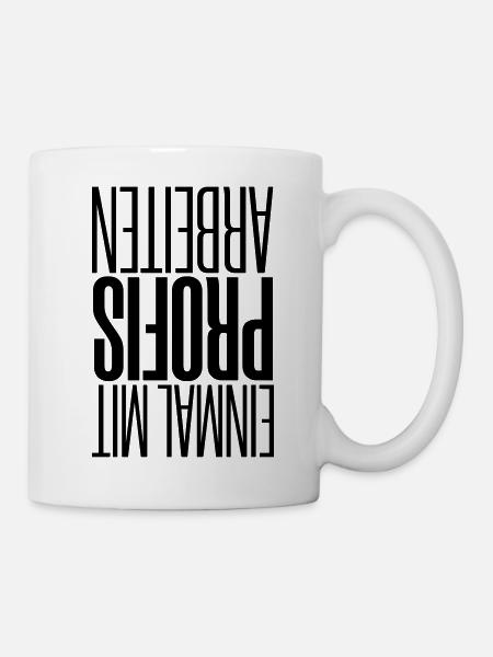 Einmal mit Profis arbeiten - Farbwechsel - Tasse - Weiß