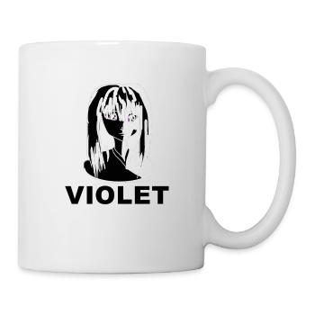 Violet girl - Tasse - Weiß - Rechts