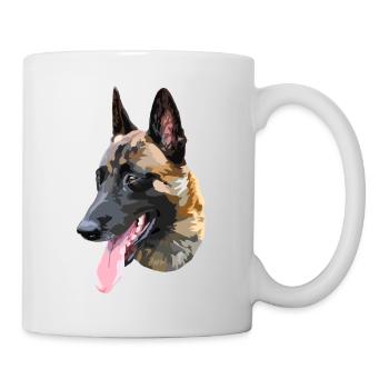 berger malinois - Mug blanc - blanc - Droite