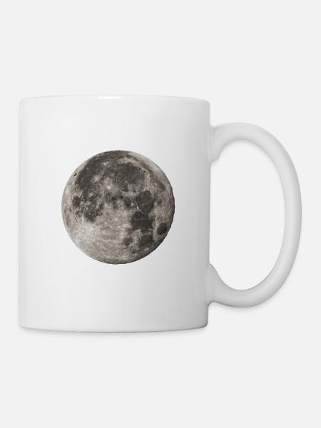 Pleine lune - Mug blanc - blanc