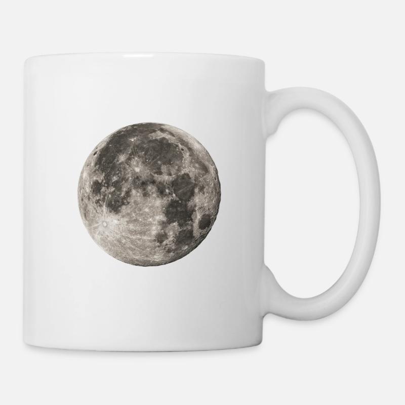 Pleine lune - Mug blanc - blanc