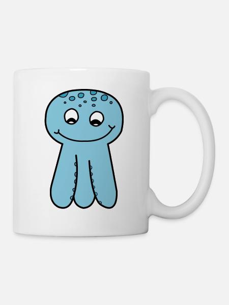 Small octopus - Mug - white