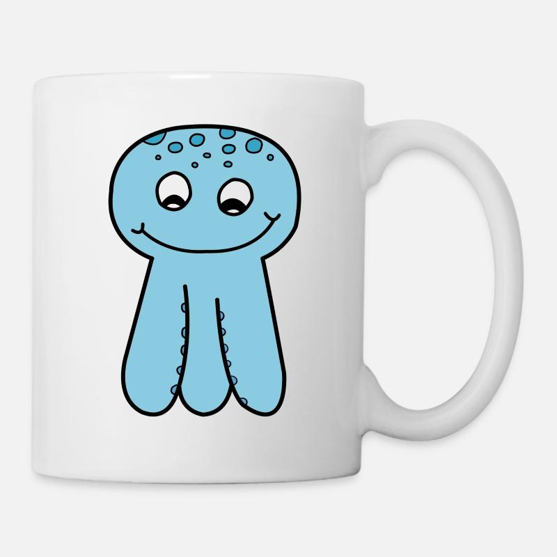 Petite pieuvre - Mug blanc - blanc