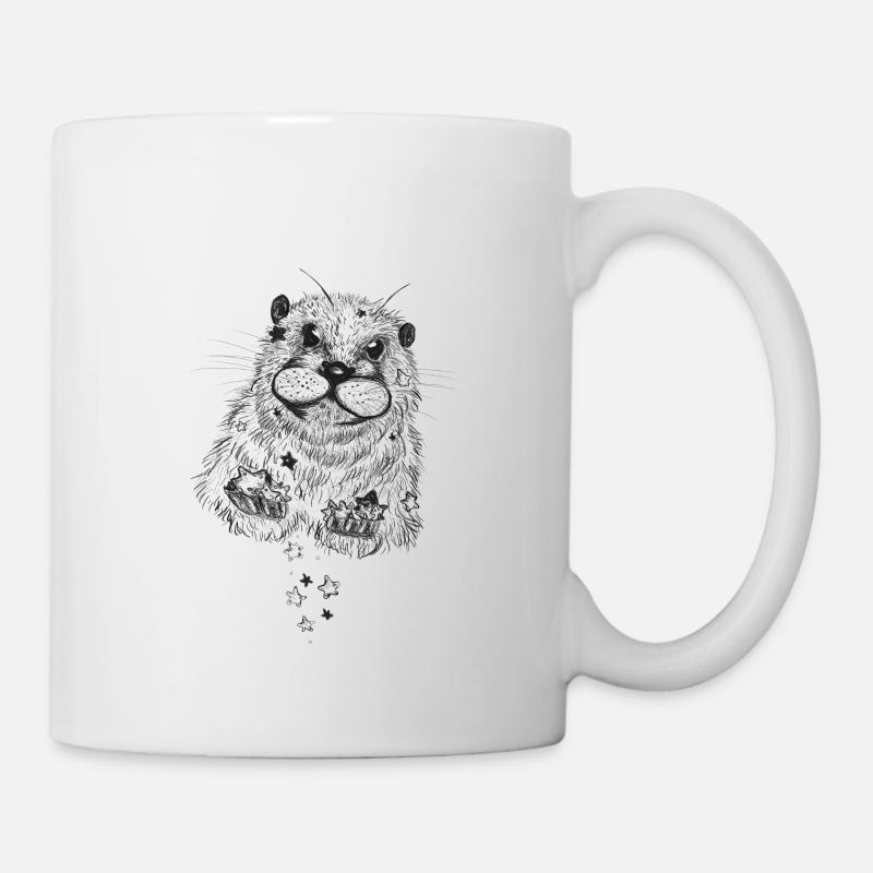 Stardust Otter - Mug blanc - blanc