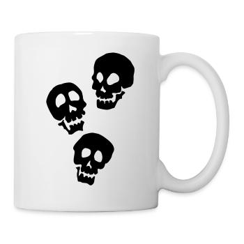 3 Skulls - Mug - white - Right
