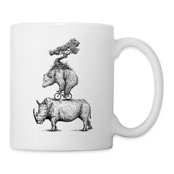 Eisbärrad - Tasse - Weiß - Rechts