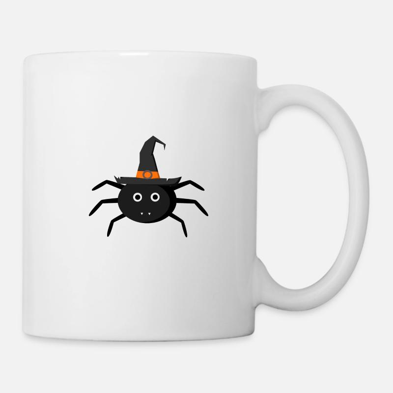 Halloween spider gift or gift idea - Mug - white
