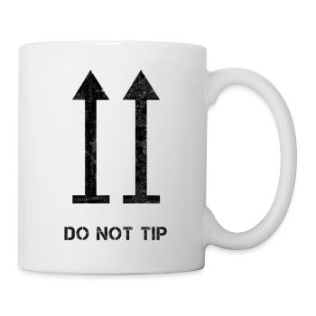 'DO NOT TIP' - Tasse - Weiß - Rechts