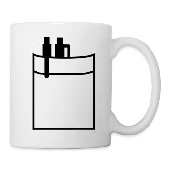 tasche_stifte__f1 - Tasse - Weiß - Rechts