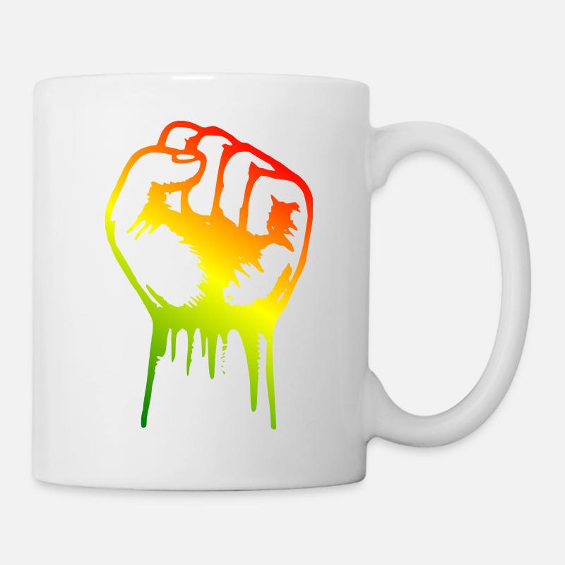 Fist reggae - Mug - white