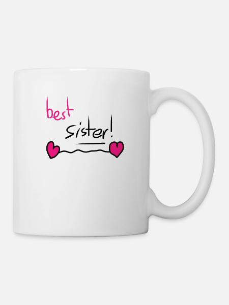 best sister - Mug blanc - blanc