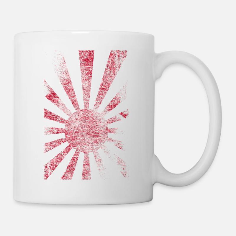 Japan Flagge historisch - Tasse - Weiß