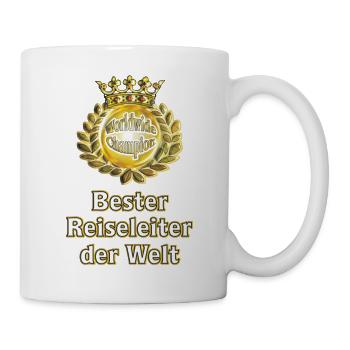 Reiseleiter-Worldwide Champion - Tasse - Weiß - Rechts