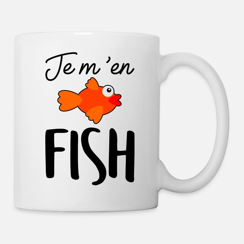 Ich bin FISCH - Tasse - Weiß