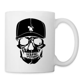 Schadel - Tasse - Weiß - Rechts