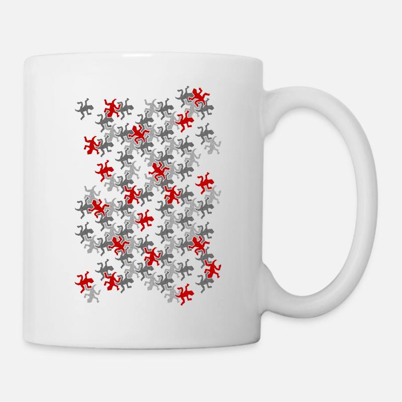 Escher Reptiles mosaic - Mug - white