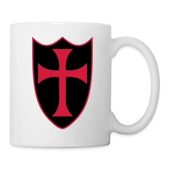 templar cross - Mug - white - Right