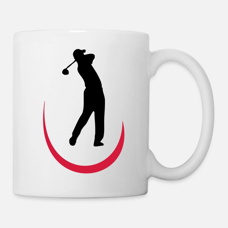 golf - Tasse - Weiß
