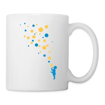 Love color bubbles - Mug blanc - blanc - Droite