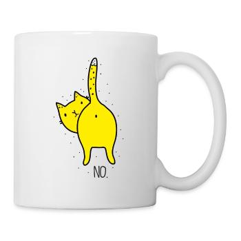 No-Katze. - Tasse - Weiß - Rechts