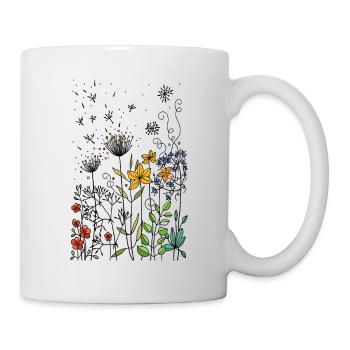 flowers - Mug - white - Right