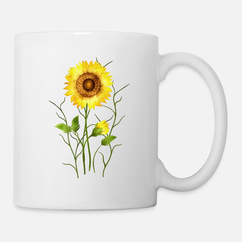 tournesol - Mug blanc - blanc