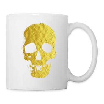 Schädel - Tasse - Weiß - Rechts