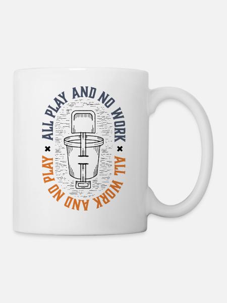 All Play And No Work - Mug - white