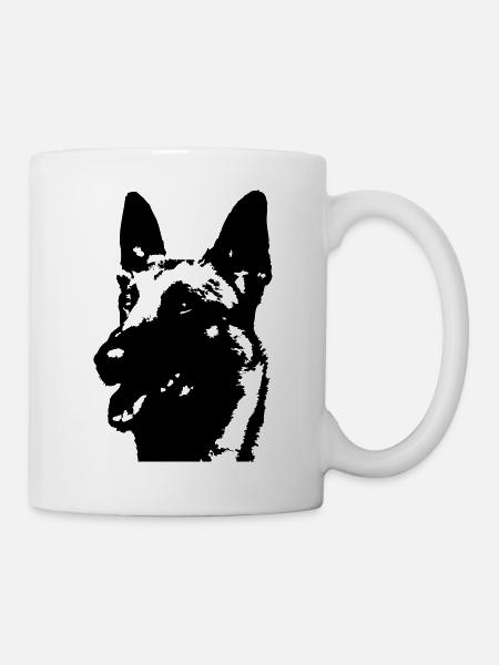 Malinois - Tasse - Weiß