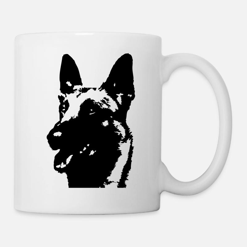 Malinois - Tasse - Weiß