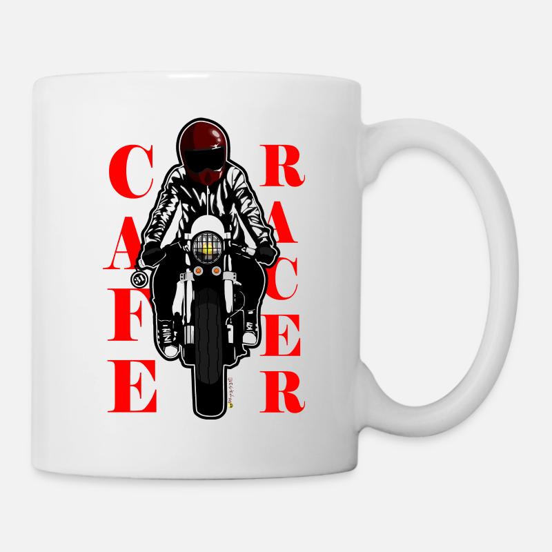 Café Racer - Mug blanc - blanc