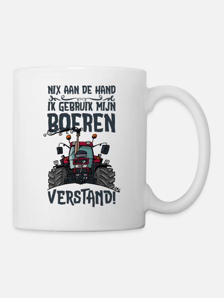 0505 CaseIH 1255, nix von Hand - Tasse - Weiß