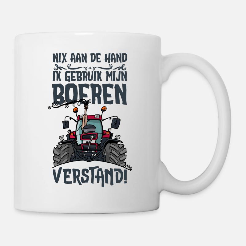 0505 CaseIH 1255, nix von Hand - Tasse - Weiß