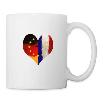 France and Germany friendship - Mug - white - Right