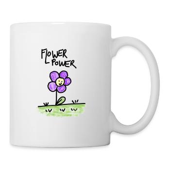 FLOWER POWER - Mug - white - Right