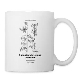 Ornement de Noël animé - Mug blanc - blanc - Droite