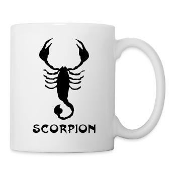Skorpion txt - Tasse - Weiß - Rechts