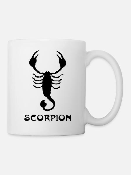 scorpion txt - Mug blanc - blanc