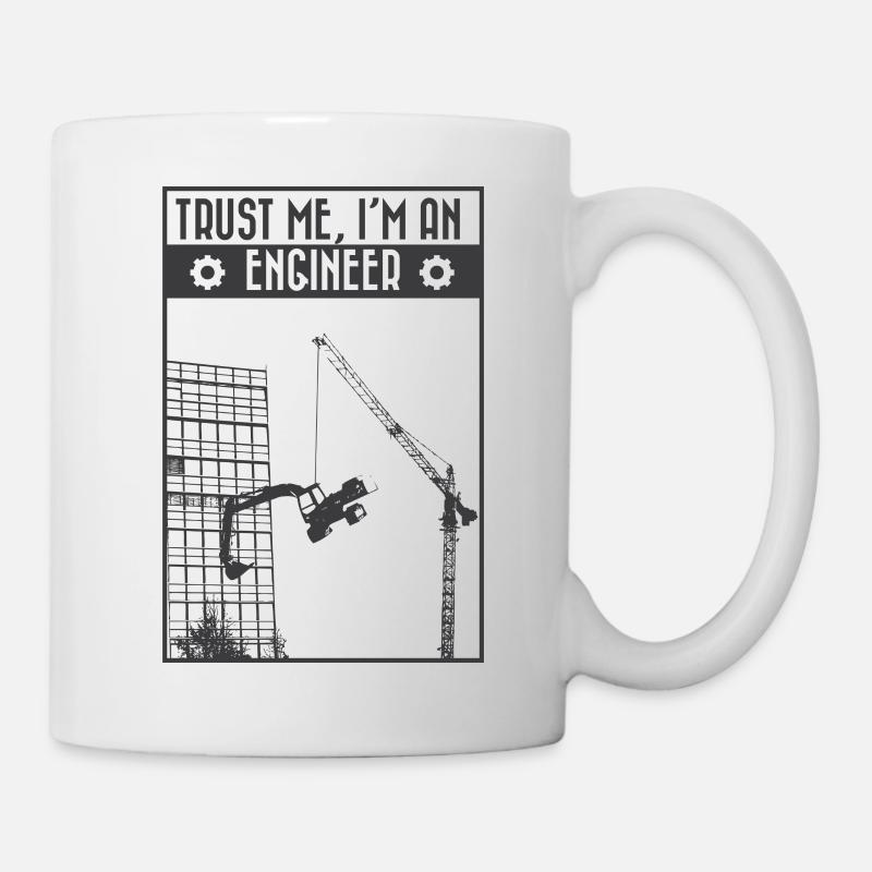 Croyez-moi, je suis un ingénieur - Mug blanc - blanc