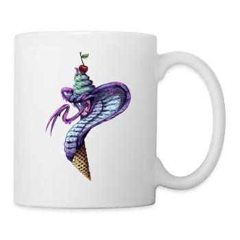 Blue-Snakeice - Tasse - Weiß - Rechts