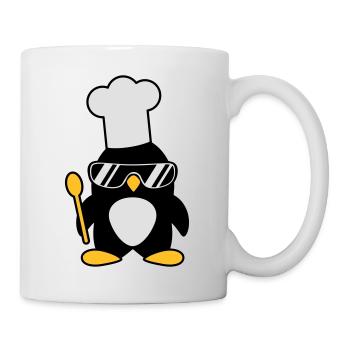 Cool Penguin Chef - Mug - white - Right