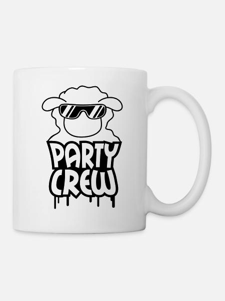 Party Crew Sheep - Tasse - Weiß